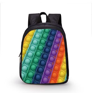 Fidget Schoolbag for Go Back School, Pop It Bags&pop It Notebook and Unicorn Pencil Cases Fidget School Supplies <b>Stress</b> <b>Relief</b> - Product Image 6