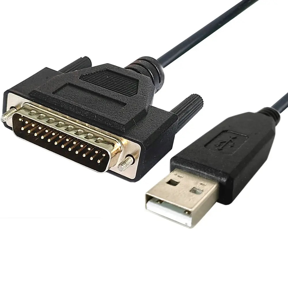 Cable Dsub USB a 25 pines para Torno CNC Fanuc Cable DE DATOS Cable de configuración Máquinas de torneado Comunicar Cable clon Kabel
