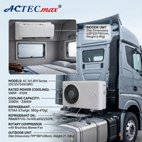 Climatiseur 12 V CC sans ralenti 2300 W, unité de climatisation split avec compresseur rotatif et télécommande pour camping-car, fourgonnette, véhicule électrique, camion