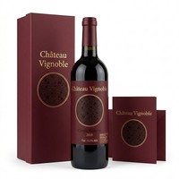 Étiquettes de vin interactives thermochromiques écologiques recyclables personnalisées de qualité supérieure Vernis mat Marquage à chaud pour bouteille de vin rouge