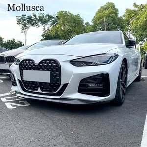 Kit d'accessoires pour pare-chocs avant en fibre de carbone style Série 4 G22/G23, lèvre avant, pelle avant, 2020-2025 - Product Image 6