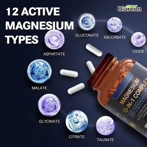 Cápsulas de Glicinato de Magnesio Puro, Suplemento para un Sueño Saludable, para Adultos, Mejora la Salud Cerebral, OEM - Product Image 2