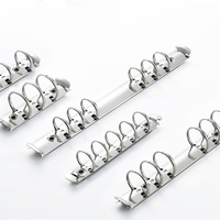 Anneaux de reliure métalliques A5 pour mécanisme de feuilles mobiles, clips de qualité supérieure pour une gestion efficace des dossiers, longueur 1 1/2 pouce