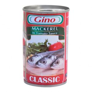 <span class=keywords><strong>Gino</strong></span>-caballa enlatada en salsa de tomate, 155gX50tins, marca - Product Image 1