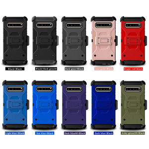 Coque de Téléphone Robuste Antichoc avec Clip de <span class=keywords><strong>Ceinture</strong></span> et Béquille pour <span class=keywords><strong>Samsung</strong></span> Galaxy <span class=keywords><strong>S10</strong></span> Plus S10e <span class=keywords><strong>S10</strong></span> 5G - Product Image 5