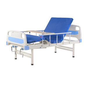 Cama de enfermería manual Lechi con doble manivela, estructura de aluminio, cama médica para el cuidado de pacientes, para uso doméstico y hospitalario. - Product Image 4
