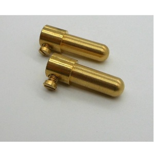 สลักเกลียวทองเหลืองกลึง CNC ความแม่นยำสูงใช้ใน M5เจาะรูทนทานกว่า001มม. - Product Image 4