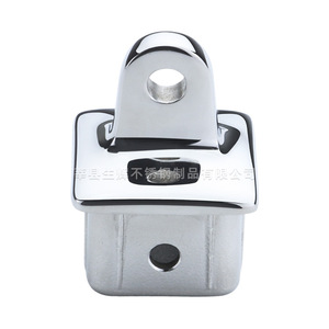 Embout de tube carré de 32 mm en acier inoxydable 316, quincaillerie marine, accessoires pour yachts, pièces de bâche pour bateaux rapides - Product Image 5