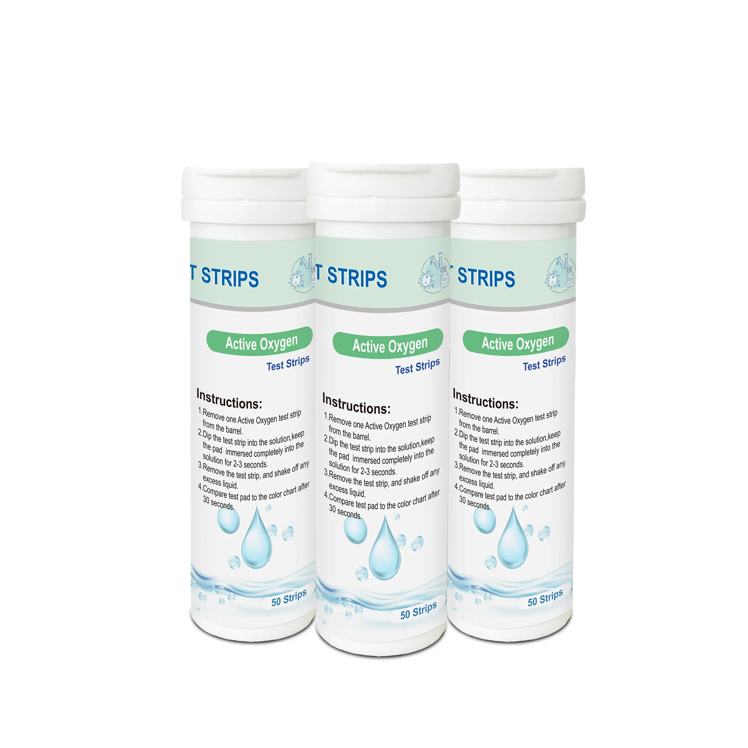 Hot selling new product disinfect swimming pool fish tank aquarium active Oxygen test strip