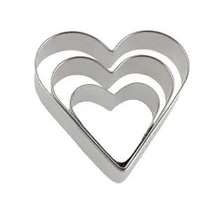 Baking Tools Round Flower Star Heart Shape Cooking Tools Stainless Steel Cookie Cutter