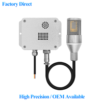 Transmisor de Calidad del Aire Multigas con Sonda Dividida, Sensor de CO2, Formaldehído, TVOC, Temperatura y Humedad, Salida RS485 para Monitoreo Ambiental