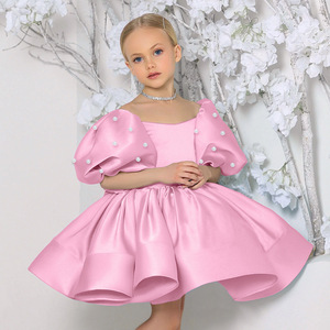 Nuevo Vestido <span class=keywords><strong>de</strong></span> Fiesta Largo Rojo <span class=keywords><strong>de</strong></span> Satén con Cuello Redondo y Cuentas <span class=keywords><strong>para</strong></span> Niñas, Estilo Princesa, Ideal <span class=keywords><strong>para</strong></span> Bodas y Fiestas <span class=keywords><strong>de</strong></span> Damas <span class=keywords><strong>de</strong></span> Honor - Product Image 6