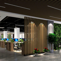 Colonne de tube de bois composite en PVC résistant à la fumée pour l'intérieur en plastique composite Panneau tubulaire WPC texturé Faisceau creux