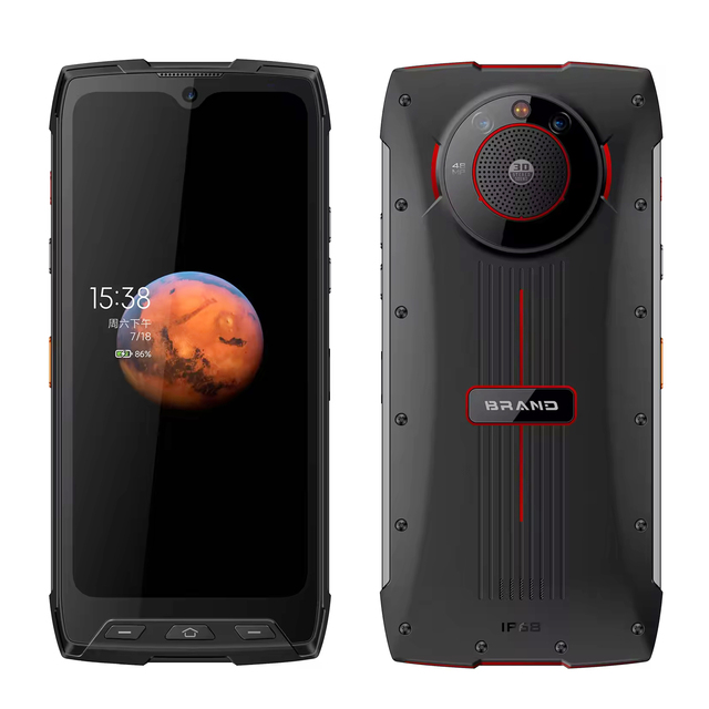 C06 3G 4G & 5G POC 8GB+256GB Rugged Phone PDA Terminal IP68 Waterproof GPS Sim Card Unlimited Range Network Satellite Smartphone