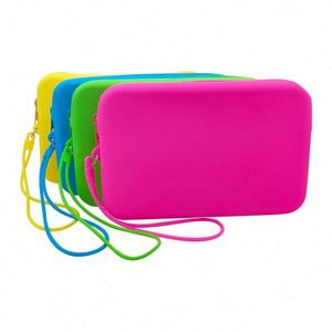 Nouveauté : Trousse de Maquillage en Silicone Personnalisable avec Logo, Premium, Durable, Imperméable, Motif Bonbons, pour Voyage et Usage Quotidien - Product Image 4