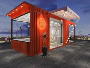 Maison conteneur mobile d'extérieur, gîte commercial en zone urbaine, station urbaine, logement temporaire préfabriqué, design contemporain - Product Image 5