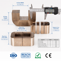 Noyau de transformateur en métal amorphe en forme de C AMCC Metglas 2605SA1 pour l'induction