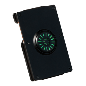 Slim Laser Printed Credit Card Holder Aluminum Alloy Case Large Capacity Magnetic Wallet for Daily Carry - Product Image 3