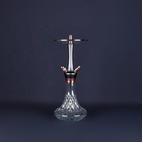 Mini usines de taille moyenne bon marché, chicha d'importation avec tuyau de narguilé en verre
