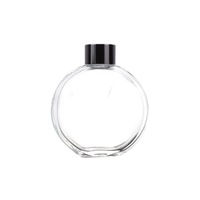 Bouteilles en verre cristallin haute transparence sans flamme, personnalisées pour la vente en gros transfrontalière, 100 ml/150 ml, diffuseurs à roseaux colorés et transparents