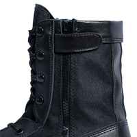 Bottes de randonnée CQB à tige haute, en microfibre Oxford, respirantes, avec doublure en mesh, semelle en caoutchouc et plastique, couleur sable