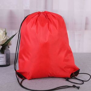 Backpacks Backpack Bulk Cinch Bag Drawstring Bags Polyester for Gym Sports Beach Party Trip Promotion <b>Gift</b> - Product Image 3
