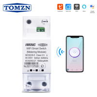Interrupteur intelligent WIFI monophasé TOMZN TUYA, compteur d'énergie, surveillance de la consommation en kWh, disjoncteur, minuterie, relais pour maison intelligente 65A