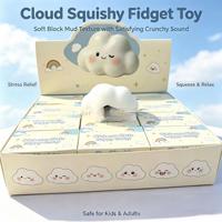 Balle sensorielle anti-stress Cloud Squishy ultra douce, jouet sensoriel pour soulager l'anxiété, jouet de bureau pour soulager le stress pour adolescents et adultes
