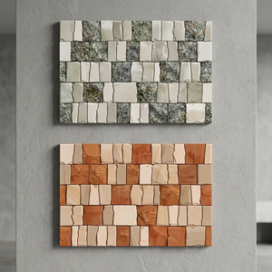 Azulejos de Pared Exteriores de Cerámica Digital Brillante de 300x450 mm, Resistentes al Agua, Antideslizantes y Resistentes al Desgaste para Diseño de Baños y Pasillos - Product Image 1