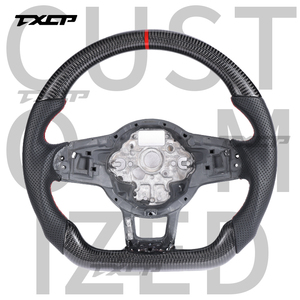 Compatible avec Volkswagen T6 2015-2019 GTR GTS <span class=keywords><strong>GTE</strong></span> Volant en carbone LED - Product Image 1