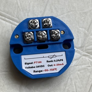 Convertisseur de signal de température 4-20mA 0-10V 0-5V Température 0-500°C Capteur de température PT100 - Product Image 1