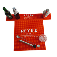 Tapete de Servicio Personalizado, Ecológico, Reutilizable, de Silicona, Impermeable, Antiderrames, Grado Alimenticio, Grueso, para Restaurante