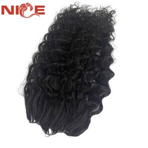 100% qualità vergine cruda naturale dei capelli umani, la maggior parte dei capelli spessi invisibile coda 10A 12A piuma trama estensioni dei capelli per i bianchi - Product Image 2