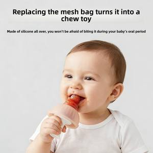 <span class=keywords><strong>Precio</strong></span> de Fábrica: Alimentador de Silicona con Soporte para Chupete y Asa, Grado Alimenticio, para Bebés de 0 a 12 Meses, Productos para la Dentición - Product Image 2