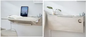 Simplicity Shelf pieghevole Storage multifunzione salva spazio tavolo pieghevole a parete tavolo Rack galleggiante scrivania per Laptop