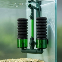 Filtre éponge biochimique pour aquarium, filtre biologique avec boîtier pour médias, pour aquarium de poissons, crevettes, betta, reproduction
