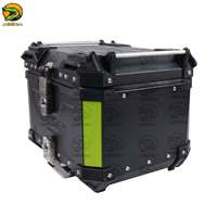 Boîte à bagages arrière pour moto, étanche, en aluminium, capacité 45L, 55L, 65L, 80L, universelle, pour casque, bagages, avec serrure antivol