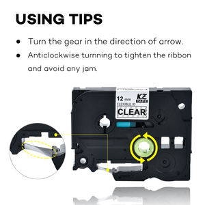 KZe-FX261 compatible <span class=keywords><strong>TZe</strong></span>-FX231 6mm-36mm <span class=keywords><strong>ruban</strong></span> d'étiquette de fil de câble laminé adhésif noir sur blanc pour imprimantes tactiles <span class=keywords><strong>Brother</strong></span> P - Product Image 6