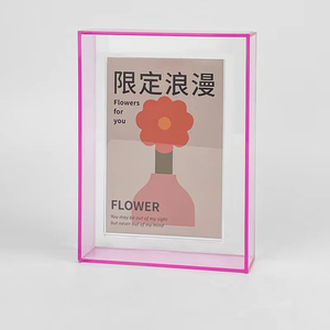 กรอบรูปอะคริลิคจากโรงงาน ผลิตภัณฑ์หรูหราสำหรับตกแต่งบ้าน กรอบรูปอะคริลิคแบบกล่องเงา - Product Image 6