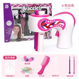 DIY Braiding Hair Machine Small Set Pretend Play Toy For Kids Play 2023 Newest Popular DIY Toy