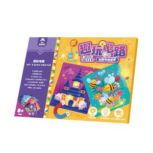 Kit de circuits en papier Mr. Toy, expérience scientifique DIY, jouet éducatif pour enfants de 8 à 13 ans, apprentissage STEM amusant - Product Image 1