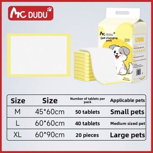 Tapis absorbants pour animaux de compagnie épaissis à quatre coins, désodorisants universels pour chiens, couches jetables, culottes d'apprentissage, anti-urine - Product Image 4