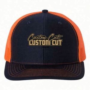 Casquette unisexe personnalisée en velours côtelé à 6 panneaux, motif à carreaux imprimé, visière incurvée, ajoutez votre propre logo brodé - Product Image 3