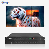 4 in 9 Out 3x3 Video Splicer FPGA Hardware Zero Latency Support Window 90/180/270 Rot IR RS232 LAN Control for Monitoring Room