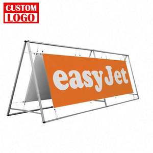 Lona <span class=keywords><strong>de</strong></span> PVC personalizada resistente a los rayos UV para exteriores, pancartas publicitarias personalizadas para carreteras, pancartas <span class=keywords><strong>de</strong></span> malla para cercas publicitarias - Product Image 2