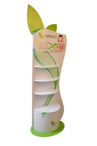 Papier personnalisé Parfum Soins de la peau Vernis à ongles Maquillage Rouge à lèvres Cils Fsdu Pop Carton ondulé Présentoir de cosmétiques - Product Image 6