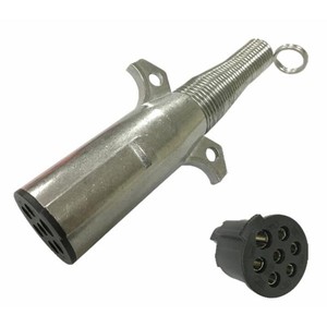 Adaptateur étoile 7 trous pour feux arrière de <span class=keywords><strong>remorque</strong></span> de tracteur et camping-car, <span class=keywords><strong>prise</strong></span> de faisceau de câblage d'alimentation 7 broches pour <span class=keywords><strong>remorque</strong></span> - Product Image 2