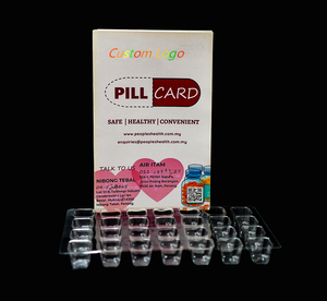 Blister mensili per la conservazione della pillola di foca fredda di 28 giorni per animali domestici materiale riciclato per farmacisti e operatori sanitari per i campi estivi - Product Image 2