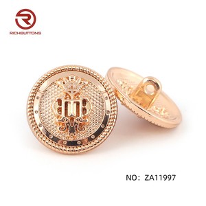 عرقوب طلاء مخصص وصديقه للبيئة 17 نيكل أو 20 زهرة محفورة الفضة معدن الزنك تصميم أزرار شعار زخرفية خالية من الطلاء - Product Image 5