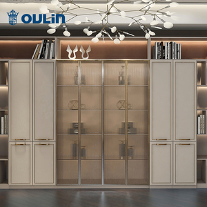 Moderno francese <span class=keywords><strong>libreria</strong></span> in legno bianco e porta tv e armadi e mobili <span class=keywords><strong>soggiorno</strong></span> - Product Image 4